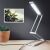 Kwmobile Silver LED Desk Lamp on Wooden Desk