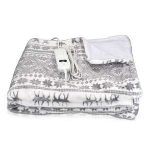 Електрическо одеяло Navaris с модел на елени, 180 x 130 cm - Бельо