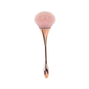 Rose gold powder brush, makeup brush for applying powder, blush, bronzer - Automotive tool