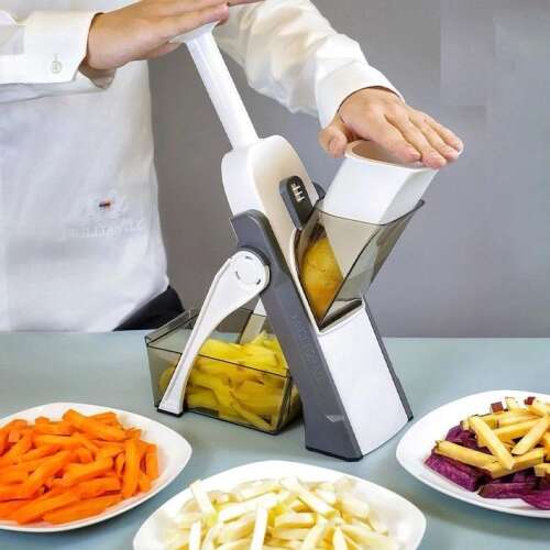 Easy Slicer könnyen tisztítható automata kézi zöldségszeletelő készülék - biztonságos, ujjvédő kialakítással (BBM)