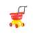 Polesie játék bevásárlókocsi piros és sárga színben