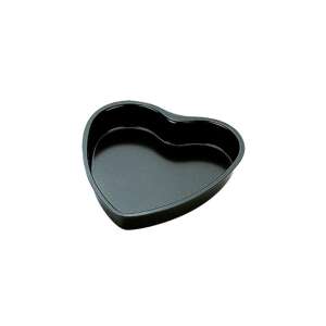 IBILI Heart Cake Pan, Carbon Steel/Teflon, 24 cm, Black 59962222 - Baking Mold