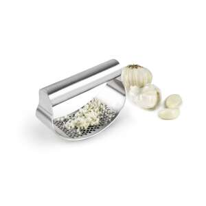 Praski do czosnku ze stali nierdzewnej, Ibili, 10x7 cm, srebrny - Ibili