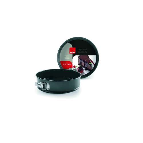 Ibili Moka herausnehmbare Kuchenform, Stahl, 20x6,5 cm, schwarz