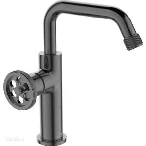 Falra szerelhető mosdócsaptelep BAU925D, grafit kivitelben