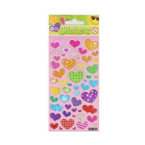 Set stickere Puffy Hearts 53 bucati 59962424 Autocolante, magneți