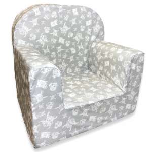 Maja prémium Babafotel levehető huzattal - Kalóz #szürke-fehér