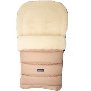 Zaffiro Womar sac de dormit pentru cărucior, bej, cu căptușeală din lână de oaie - Womar