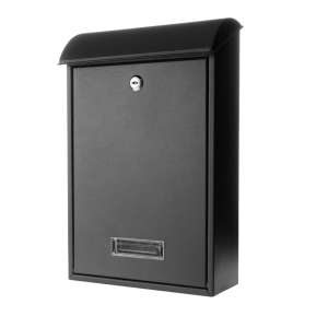 BNM lekerekített tetejű matt Postaláda #antracit