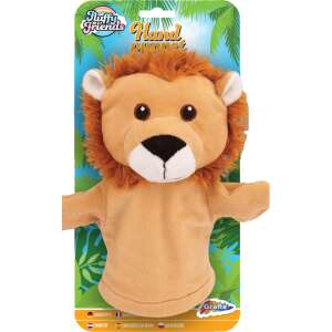 Fluffy Friends lion hand puppet, soft plush toy for kids, pretend play, storytelling, educational toy - Puppet Toy