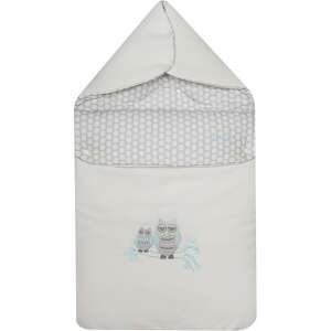 Sac de dormit pentru bebeluși Womar cu design cu bufniță, alb și albastru - Womar