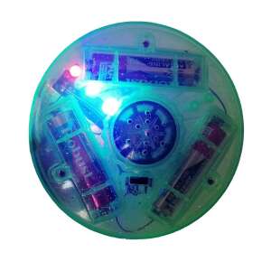 Forgó, világító, zenélő, elemes búgócsiga - neon zöld (BBL) 59966009 Pörgettyűs játékok