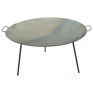 60 cm steel grill disc with legs, perfect for outdoor cooking - Griddle