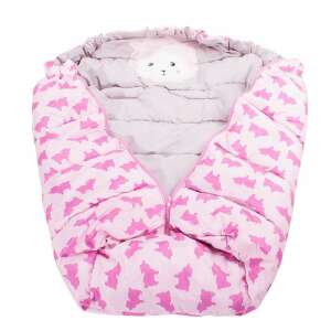 Sac de dormit pentru bebeluși Springos cu design de oaie, roz, deschis - Springos