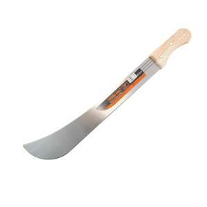 Machete with wooden handle, 450 mm, angled view - Garden