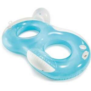 Intex Double Back Lounge inflatable pool float for two adults, blue - Intex Beach mattress