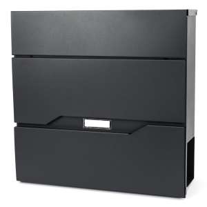 VRD horganyzott acél Postaláda névtartóval #antracit