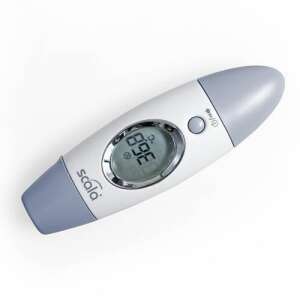 MCT SC53TM infrared thermometer for forehead and ear, white, digital display - Thermometer