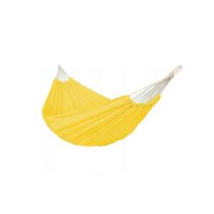 Yellow hammock with rope protection, 200x150 cm, max 200 kg - Garden