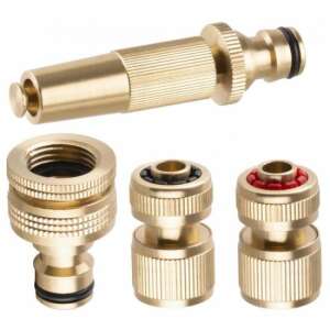 Set de duze pentru furtun Strend Pro din alamă cu conectori de 3/4 inch - Irigare