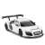 Audi R8 LMS remote control car, 1/24 scale, white, front view