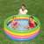 Bestway Rainbow inflatable pool, 157cm diameter, 46cm high, colorful, for kids