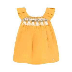 Mayoral sárga pamut-len bébi lány ruha – 74 cm 59973247 Kislány ruhák