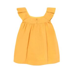 Mayoral yellow cotton-linen baby girl dress – 74 cm 126757214 - Girls' Dress