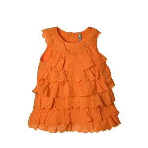 Mayoral narancssárga, fodros lány ruha – 68 59973253 Kislány ruhák