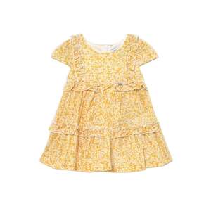 Mayoral sárga, mintás, fodros bébi lány ruha – 68 cm 59973278 Kislány ruha