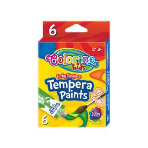 Colorino Kids Tempera festékek, 6 db 12 ml-es tubusban, gyerekeknek, rajzoláshoz - Tempera