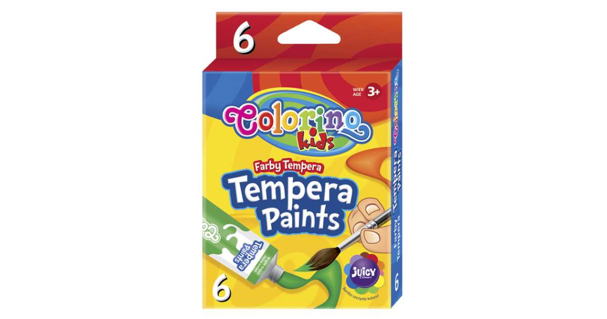 Colorino Temperafarbe 12ml 6 Stk 59974988