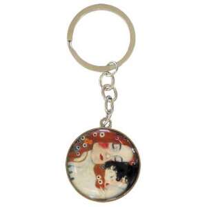 Klimt kulcstartó anya és gyermek képpel, tökéletes anyák napi ajándék - Klimt