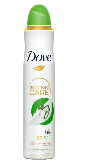 E-shop Dove Go Fresh dámsky antiperspirant Deodorant Uhorka a Zelený čaj 200ml