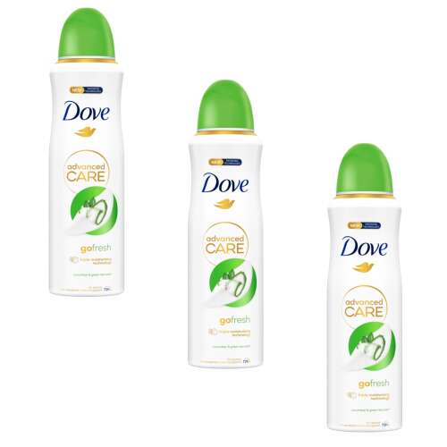 Dove Go Fresh Women's Antiperspirant Deodorant Cucumber and Green Tea 3x200ml