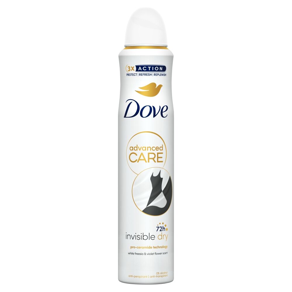 E-shop Dove Advanced Care dámsky antiperspirant Invisible Dry 200 ml