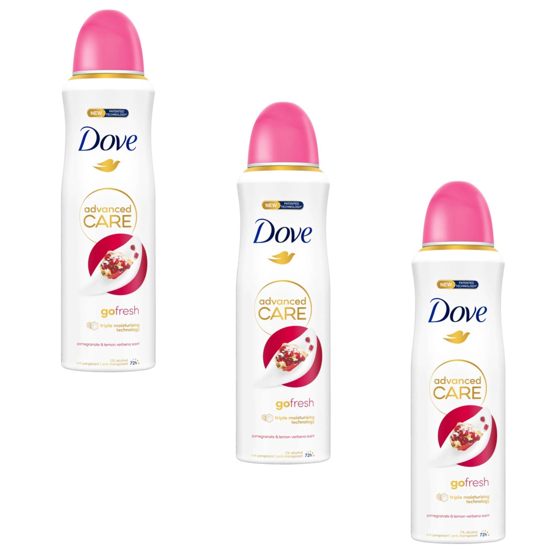 E-shop Dove Advanced Care Go Fresh antiperspirant deodorant Vôňa granáto...