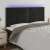 vidaXL fekete bársony LED fejtámla kék fénnyel, 180x5x118/128 cm