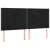 vidaXL fekete bársony LED fejtámla, 180x5x118/128 cm