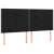 vidaXL fekete bársony LED fejtámla, 180x5x118/128 cm