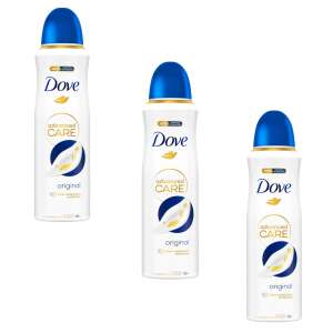 Dove Advanced Care Original dezodorans za žene, 3 pakiranje, 200ml svaki, Triple Moisturizing tehnologija, 72 sata zaštite - Ljepota i Zdravlje