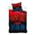 Stranger Things ágynemű garnitúra, a főszereplőkkel biciklizve az erdőben, piros és kék színösszeállításban