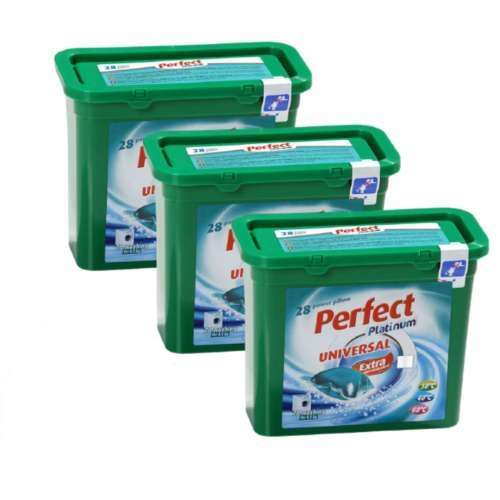 Detergent capsule Perfect Platinum Universal 3x28buc 31652641