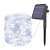 Solar powered fairy lights, 30 meters long, cool white, with solar panel and stake
