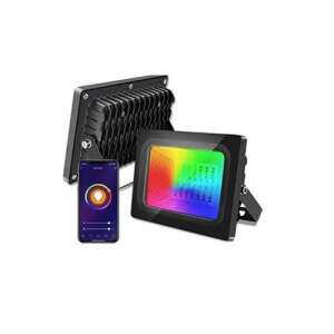 Inteligentný LED reflektor s ovládanie aplikácie, 150W, RGB a biele svetlo, vodotesný IP66 - Reflektory a pracovné svetlá