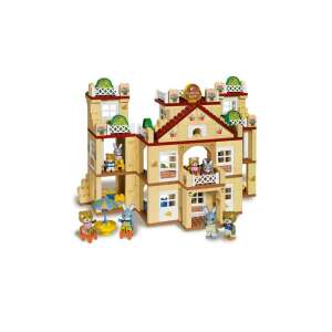 Maximilian Families építőjáték, 296 darab, hotel, Unico Plus, műanyag építőkockák, gyerekeknek - Unico