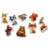 Forest animals wooden puzzle pieces, 16 piece puzzle, kids puzzle, educational toy