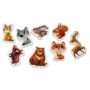 Puzzlika Mountain Animals 16 piece wooden puzzle pieces - Puzzle