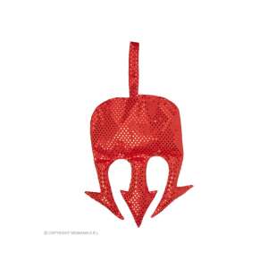 Piros csillámos ördögvilla alakú táska női halloween jelmezhez - Widmann