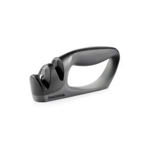 Tescoma PRECIOSO Knife Sharpener, black, two-stage sharpening, carbide and ceramic - Knife Sharpener